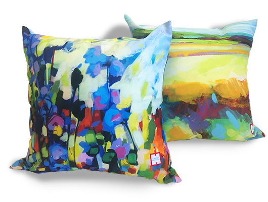 Dye sublimated pillows