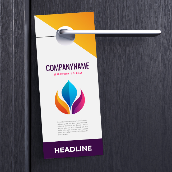 Design and order your door hangers online