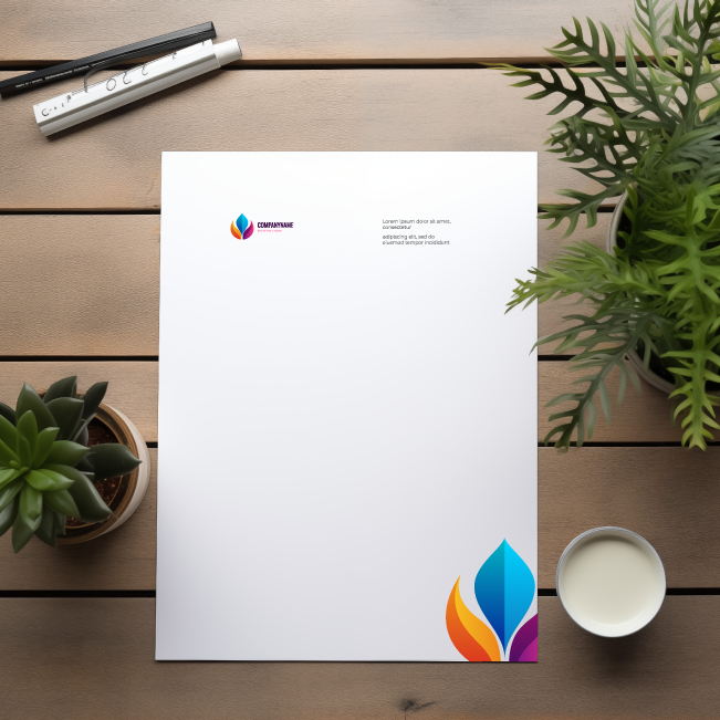 Design and order your letterhead online